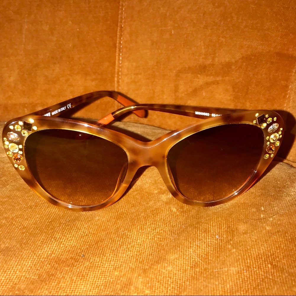 MISSONI New Swarovski embellished Italian Cat Eye